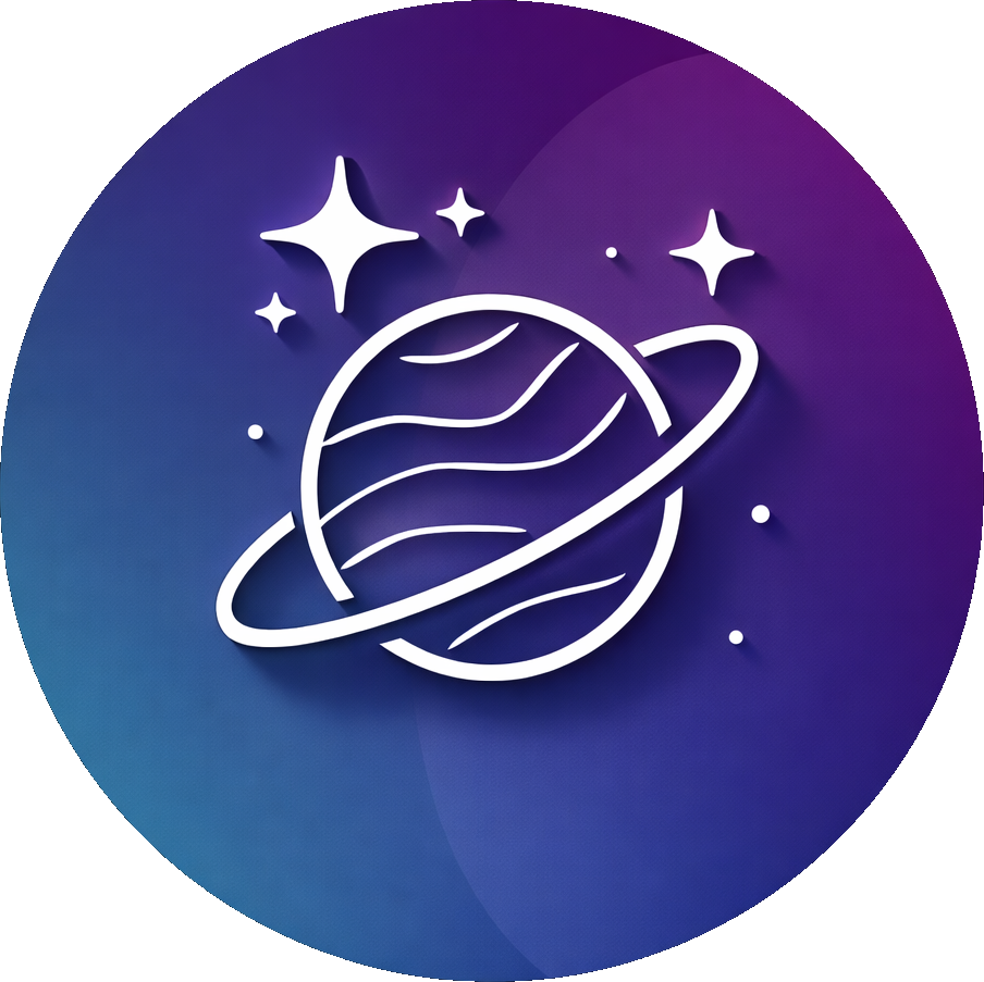 a white outline of a planetarium dome