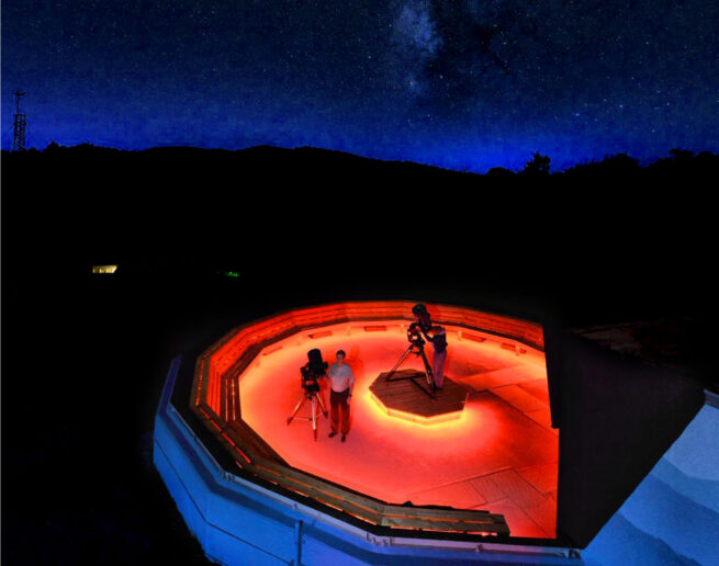 observation deck at PARI