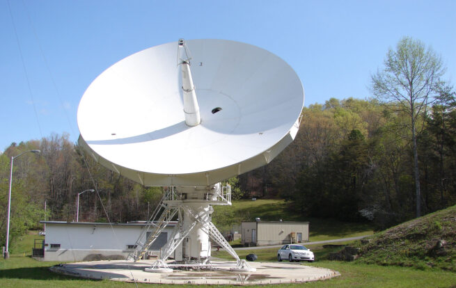 12.2m radio telescope at PARI